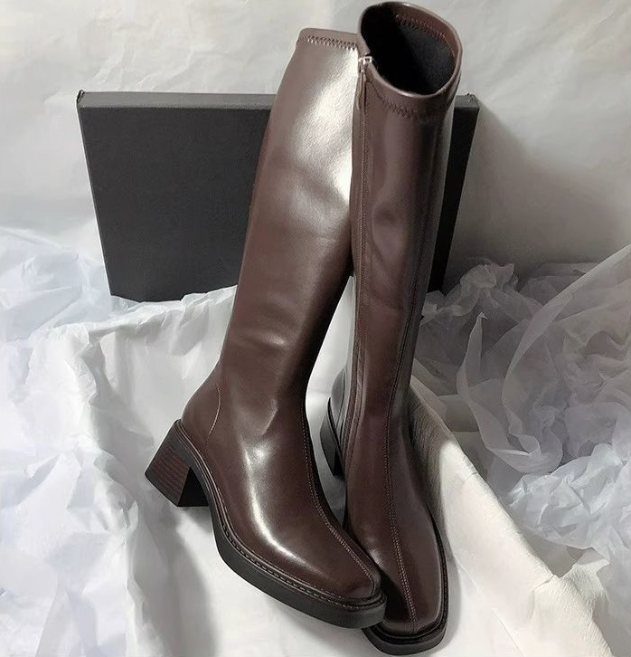 Velmora Tall Leather Boots