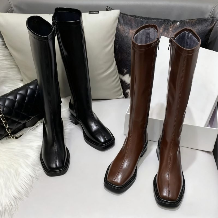 Velmora Tall Leather Boots