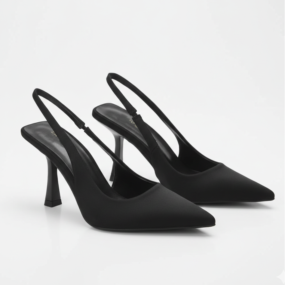 MidnightGrace Slingback Heels