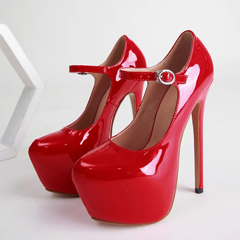 Scarlet Royale Platform Heels