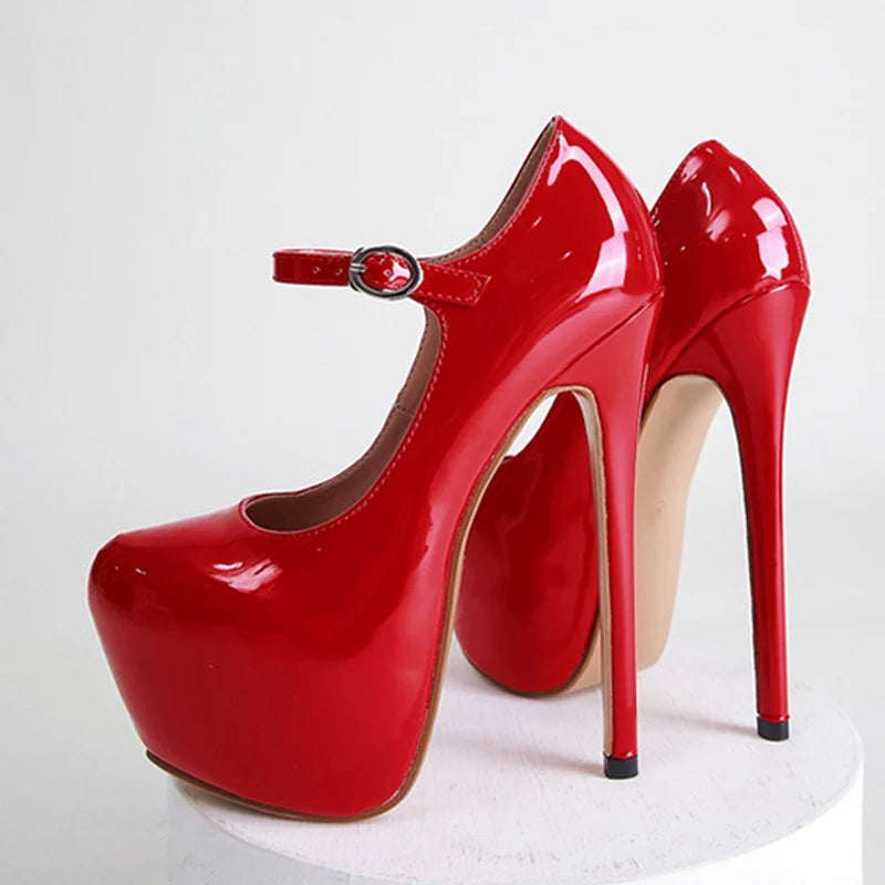 Scarlet Royale Platform Heels