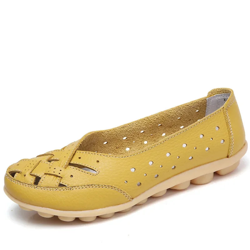 AirFlex Comfort Leather Flats