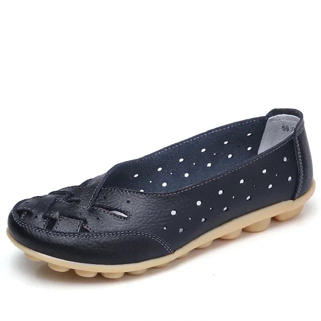 AirFlex Comfort Leather Flats