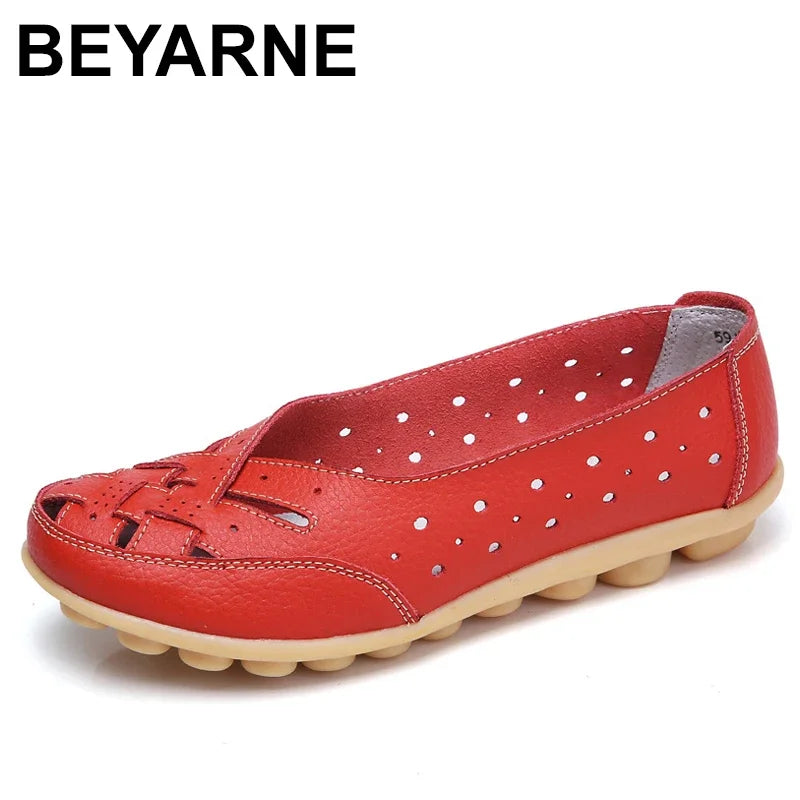 AirFlex Comfort Leather Flats