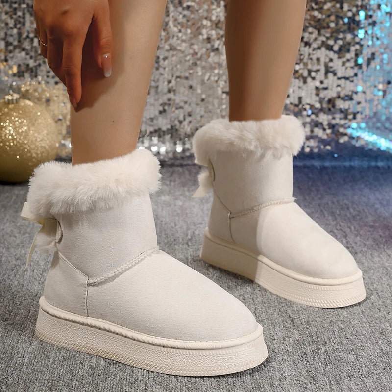 ArcticGlow Cosy Ankle Boots