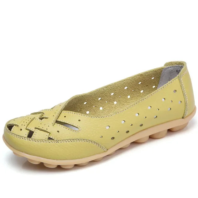 AirFlex Comfort Leather Flats