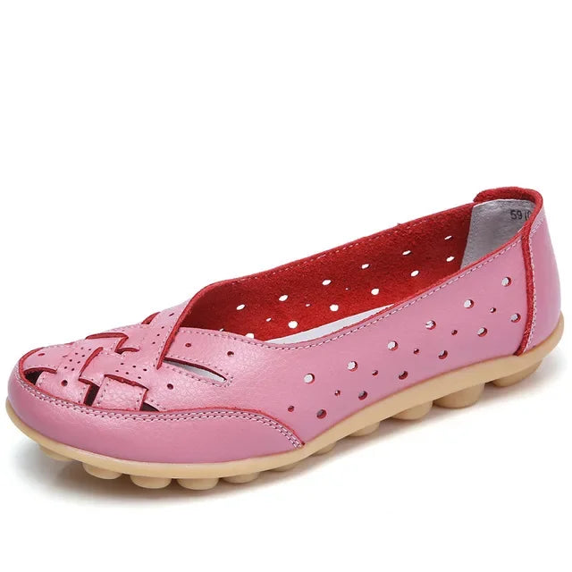 AirFlex Comfort Leather Flats