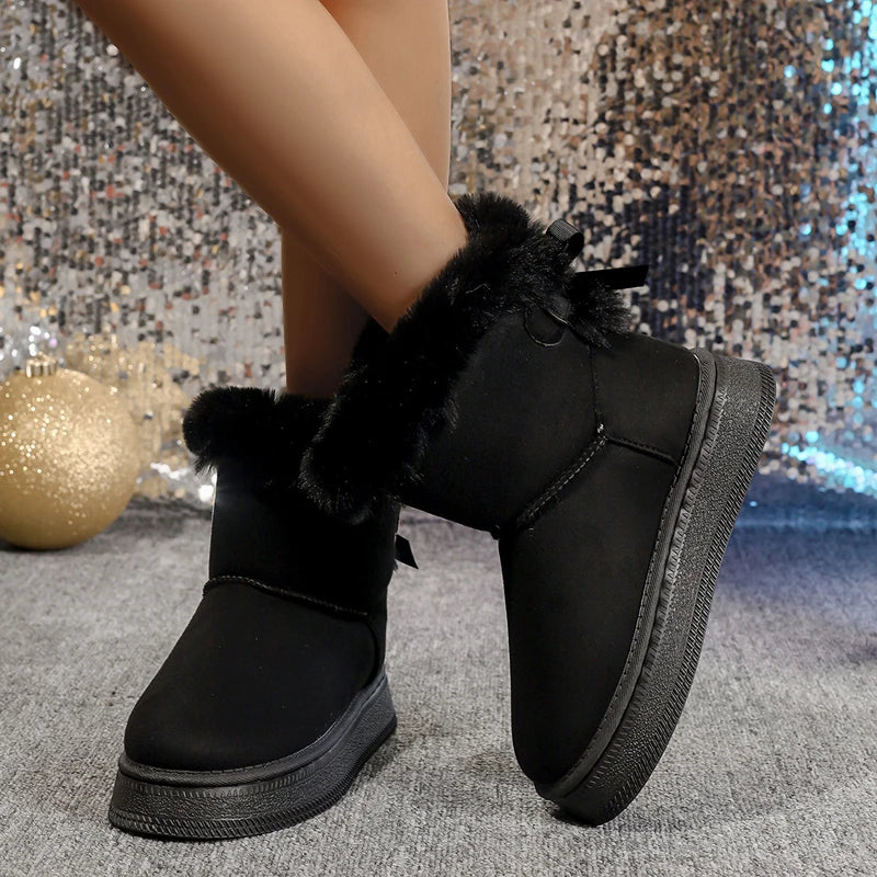 ArcticGlow Cosy Ankle Boots
