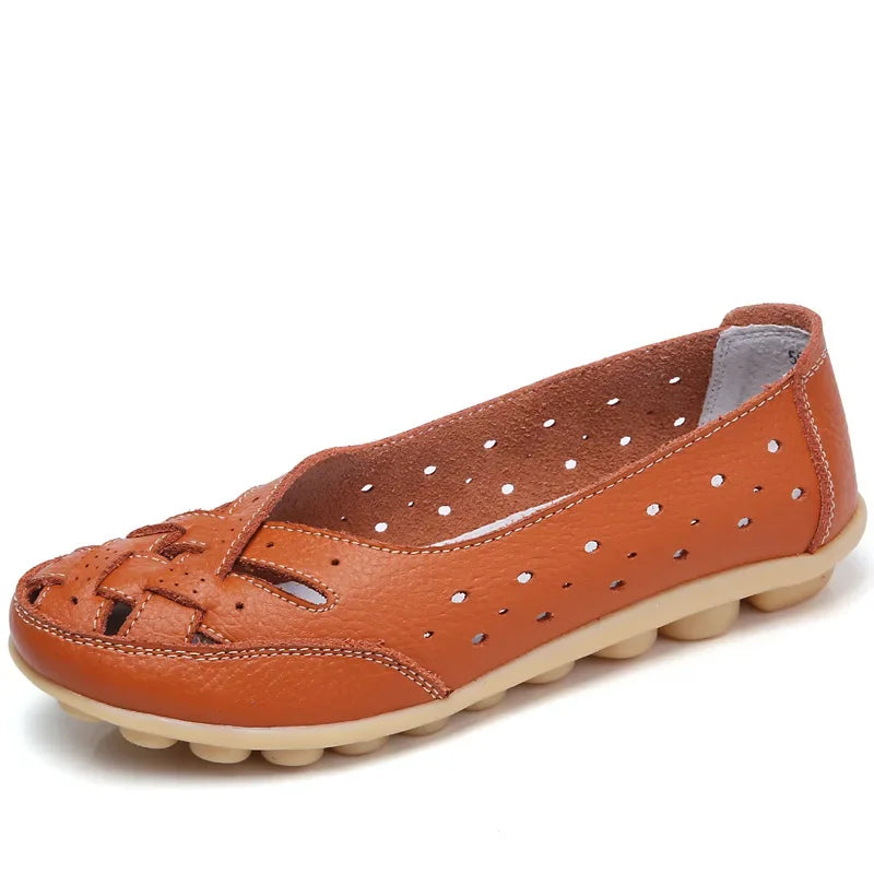 AirFlex Comfort Leather Flats